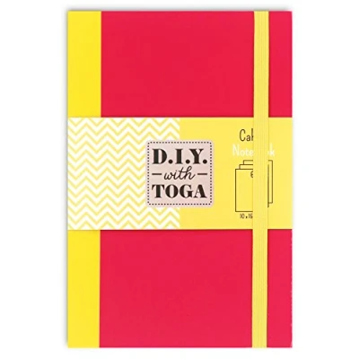 Imagen de DRAEGER PARIS 1886 D.i.y with Toga Cuaderno Bicolor, Papel, Rojo/Amarillo, 10 x 15 0,8 cm