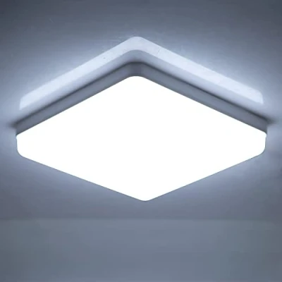 Imagen de CANMEIJIA Plafon LED Techo 36W, Plafones para 6500K 3540LM Moderna Cuadrada Lamparas de IP44 Luz Lampara Panel Dormitorio Cocina Salon Baño Comedor Pasillo 23CM