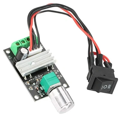 Imagen de DC 6 V 12 24 3 A 80 W Motor Speed Controller (PWM) Velocidad ajustable reversible driver Switch inversión para hacer pequeños trabajos de bricolaje