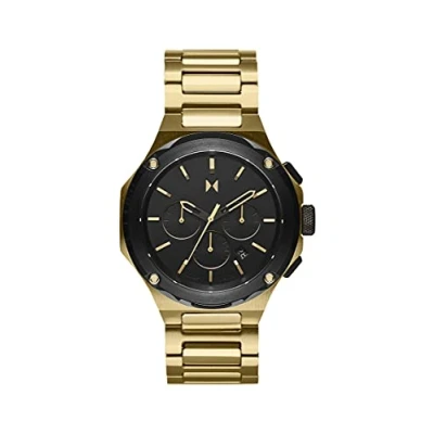 Imagen de MVMT Reloj Cronógrafo de Cuarzo para hombre con Correa en Acero Inoxidable dorado 28000150 D