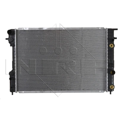 Imagen de NRF 529689 Radiador, refrigeración del motor Aluminio 653 445 30 con piezas de montaje Aletas soldadas OPEL: Omega B Caravan