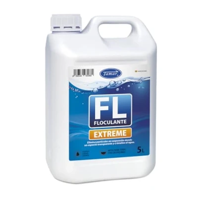 Imagen de Tamar Floculante Extreme Liquido para Piscinas, clarificante, clarificador Agua, eliminador turbidez, agrupa particulas en suspesion 5L
