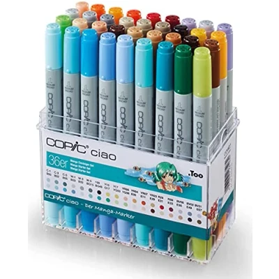 Imagen de Copic Ciao Paquete de 36 rotuladores, multicolor