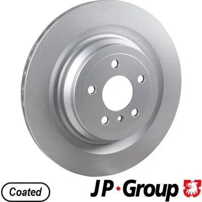 Imagen de JP GROUP 1363203900 Disco de freno Eje trasero 345 22 5 ventilación interna revestido MERCEDES BENZ: Clase ML, GLS, GL