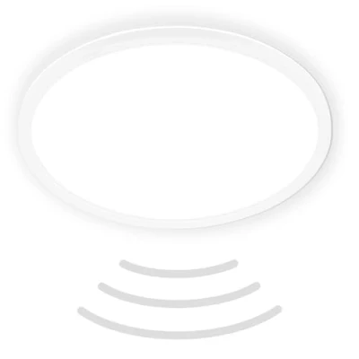 Imagen de BRILONER lámpara de techo LED con detector movimiento 3m alcance IP44, color luz blanco neutro, baño, 42x3 cm,