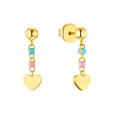 Imagen de Prinzessin Lillifee Joya infantil para niña con forma de corazón acero inoxidable bañada en oro, se entrega caja regalo joyería.