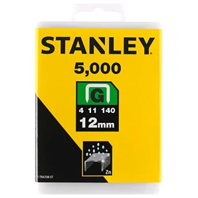 Imagen de Stanley Grapas de uso pesado 1 TRA708 5T 12 mm (5000 piezas) (el embalaje puede variar)