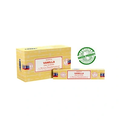 Imagen de SATYA INCIENSO VAINILLA 15 GR. X 12 CAJAS = 180
