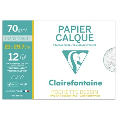 Imagen de Clairefontaine Papel (70 x 75 g), papel, Blanco, A4