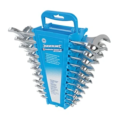 Imagen de Silverline Tools SP57 Llaves combinadas, 22 pzas (6 mm y 1/4 7/8&#039;)