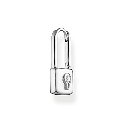 Imagen de Thomas Sabo Pendientes de aro para mujer plata ley 925 CR679 051 14, talla única, Plata, Circonia cúbica