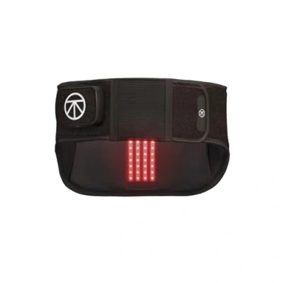 Imagen de ThermBack LED by Therabody Envoltura de espalda 4 en 1 con terapias calor, infrarrojos lejanos, vibración y luz para aliviar el dolor baja acción rápida