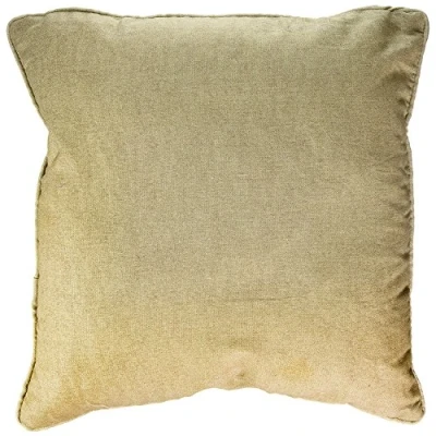 Imagen de Fusion &quot;La Sorbona, Color Liso Cojín Relleno, algodón, carbón Vegetal, 43 x cm, Natural, 43x43 cm Filled Cushion