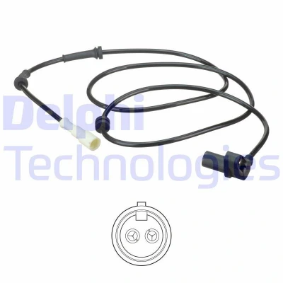 Imagen de DELPHI SS20589 sensor de ABS pasivo 1637 RENAULT: CLIO 2
