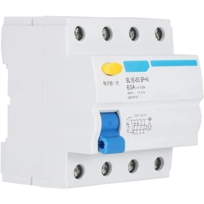 Imagen de KSTE Disyuntor 30ma, BL1E 63 3P + N 63A RCCB Corriente Residual 400 V 30 mA