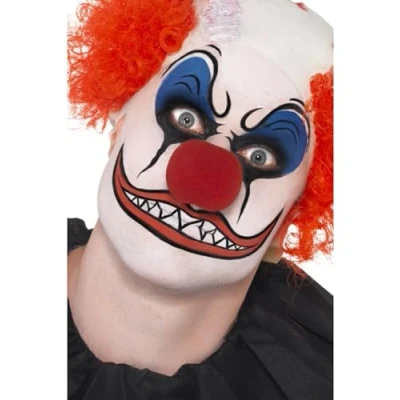 Imagen de Smiffys Maquillaje FX Smiffys,Kit de payaso, incluye pintura para la cara, nariz, lápices y esponja
