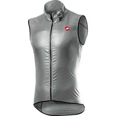 Imagen de Castelli Aria Sports Vest, Hombre, Silver Gray/Dark Gray, L