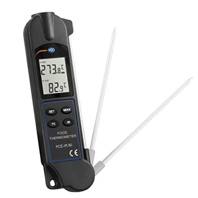 Imagen de PCE Instruments Termómetro digital para alimentos con sonda de penetración e infrarrojo IR 80
