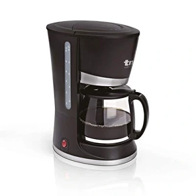 Imagen de TM Electron TMPCF006 cafetera eléctrica de goteo, 800W potencia, jarra 1,2L para 10 tazas y filtro extraíble