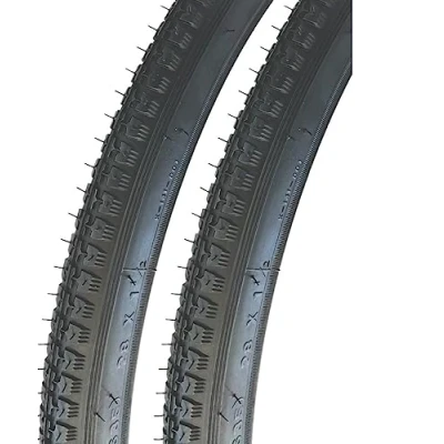 Imagen de VDP Kenda K141 Cubiertas para bicicleta (28&quot;, 28 x 1,50, 40 635), color blanco y negro, 2 + mangueras