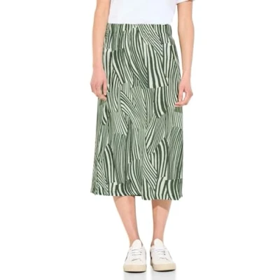 Imagen de CECIL B361464 Falda Estampada, Cool Khaki, S Mujeres