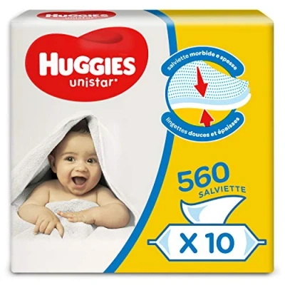 Imagen de Huggies Unistar Toallitas húmedas para niños, 10 unidades, 56 unidades