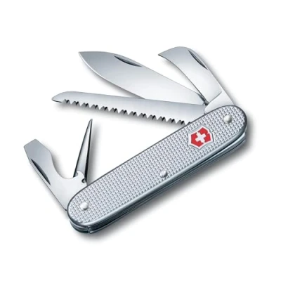 Imagen de Victorinox, Swiss Army 7 Alox, Navaja Multiuso Suiza, Cuchillo bolsillo, Regalo, Funciones, Hoja grande, Destapador
