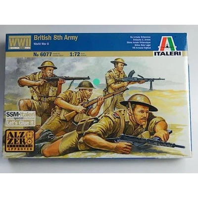 Imagen de Italeri WW2 British 8th Army (Ejército Kit de Modelo, Color marrón, Small (6077)