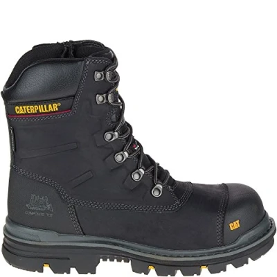 Imagen de Caterpillar para hombre Premier 8 &quot;resistente al agua TX Comp Toe Industrial y Construcción Shoe, negro (Negro), 10 D(M) US
