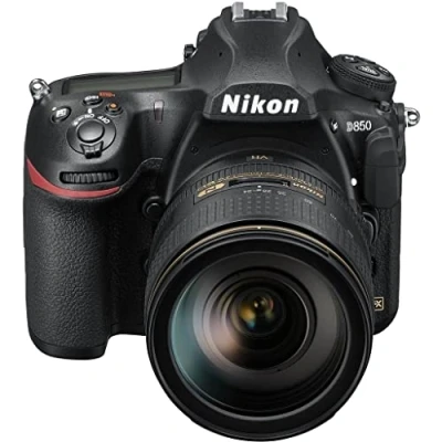 Imagen de Nikon D850 SD1 Cámara Digital de 45.7 MP (LCD 3.2&#039;&#039;, 4K UHD, 153 Puntos Enfoque, 9 FPS) Negro Kit Cuerpo con Objetivo Nikkor AFS 24 120 mm F/4G