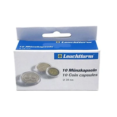 Imagen de Leuchtturm 327110 cápsulas de Monedas diámetro Interior 38 mm