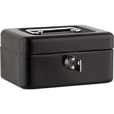 Imagen de Caja para dinero Sax , color Negro B 15.2 x H 8 T 11.5 cm