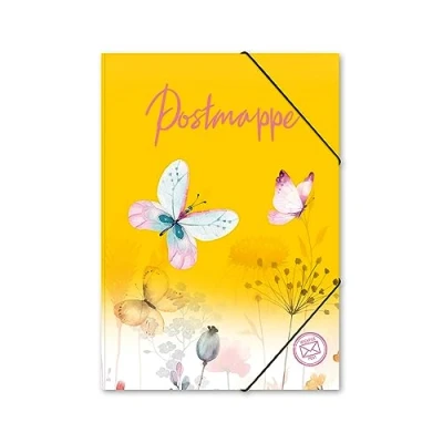 Imagen de itenga Carpeta de goma con diseño DIN A4 cierre coleccionable esquinas (mariposa)