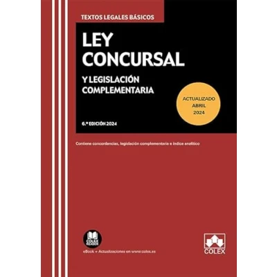 Imagen de Ley Concursal y legislación complementaria (Textos legales básicos)