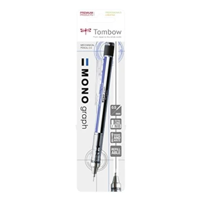 Imagen de Tombow Mono Graph Portaminas goma de borrar integrada, multicolor