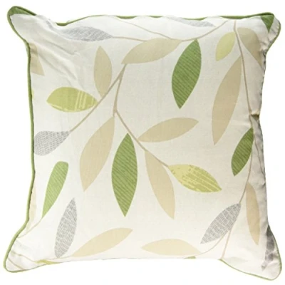 Imagen de Fusion, Cortinas Beechwood, 100 % algodón, Verde, 43x43 cm Filled Cushion