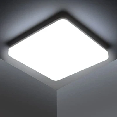 Imagen de Kambo LED Lámpara de Techo 48W Plafon Cuadrada Luz Moderno 4320LM Blanco Frío 6500K Para Baño Cocina Sala Estar Dormitorio Pasillo Comedor Balcón