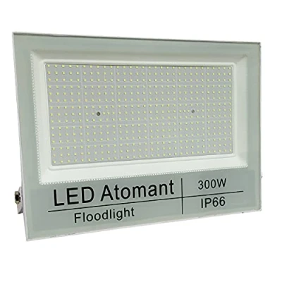 Imagen de LED ATOMANT Foco Proyector Exterior 300W, Color Blanco Frio (6500K), Impermeable IP66, 30000 Lumenes, Jardin, Luces