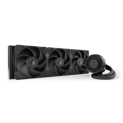Imagen de ARCTIC Liquid Freezer III Pro 420 Refrigerador de CPU AIO, 3 x 140 mm Refrigeración por Agua, 38 Radiator, Bomba PWM, Ventilador VRM, AMD AM5/AM4, Intel LGA1851/1700 Marco Contacto Negro