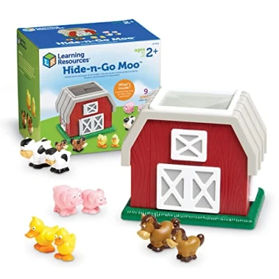Imagen de Learning Resources Granja para esconder animales Hide and Go Moo , juego de 9