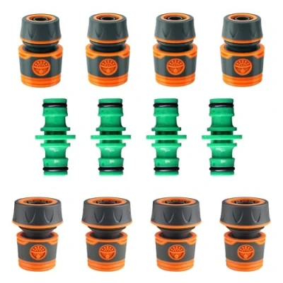 Imagen de FORMVERSITY 12 Kit Manguera Jardin, Conector Rapido 3/4 Manguera, Quick Connect Water Hose Adapter 1/2, Unir Dos Mangueras Accesorios Jardin