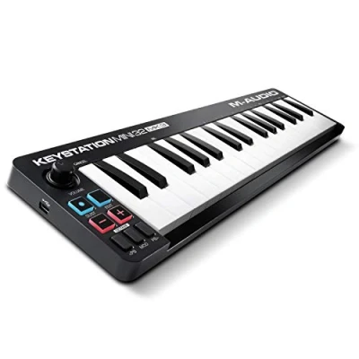 Imagen de M Audio Keystation Mini 32 MK3 Teclado Controlador MIDI USB de teclas, ultra portátil con software incluido