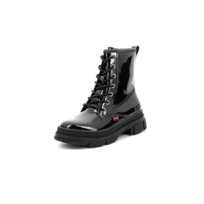 Imagen de Kickers KICK GOJI Botines con cordones para niños, Talla: 35, Noir Zapatos