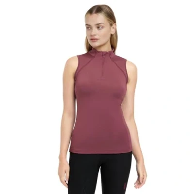 Imagen de LeMieux Maria Mesh Capa base sin mangas para mujer, palisandro, Palo De Rosa, 38