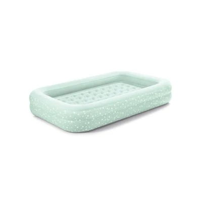 Imagen de Intex 66810NP, Colchón hinchable infantil &amp; hinchador, Mint Green, 107 x 168 25 cm