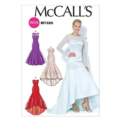 Imagen de McCall&#039;s Patterns Pattern 7320, Vestidos pequeños, Tallas 14 22, Malla, Multicolor, E5 (14 16 18 20 22)