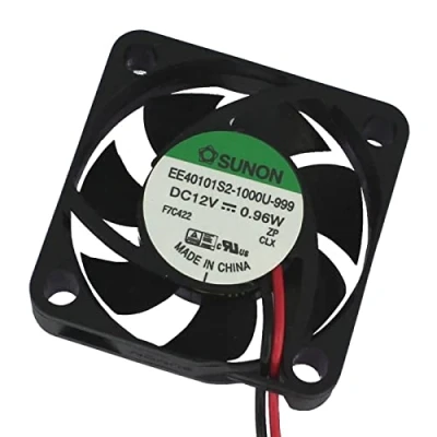 Imagen de Sunon Ventilador axial 12 V CC, 0,8 W, 40 x 10 mm, m3/h, 6100 r. p. m., EE40101S21000U999