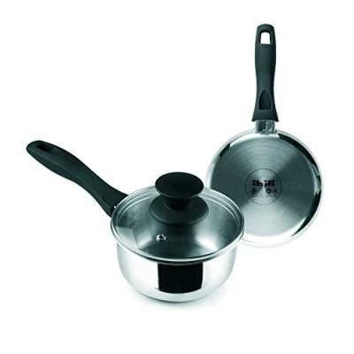 Imagen de IBILI Cazo con tapa induktion, 14 cms, Acero inoxidable, Apto para induccion