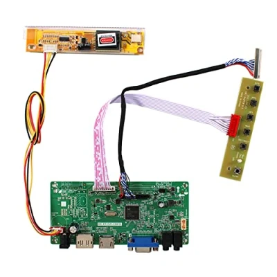 Imagen de VSDISPLAY HD MI VGA DP LVDs Controlador Junta 30pin para 14.1 &quot;15.4&quot; 1280x800 LP141WX3 B154EW08 LTN154AT01 LTN154X3 L01 LP154WX3 1CCFL Pantalla LCD