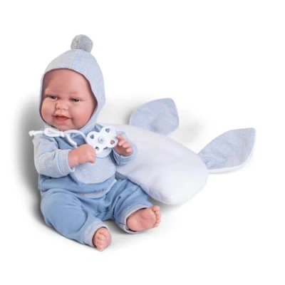 Imagen de Muñecas Antonio Juan Baby CLAR con Cojín Orejitas Vinilo Sexuado 33 cm Ref. 60147 Colección 2024